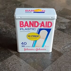 Band-Aid Plastic Bandages Tin